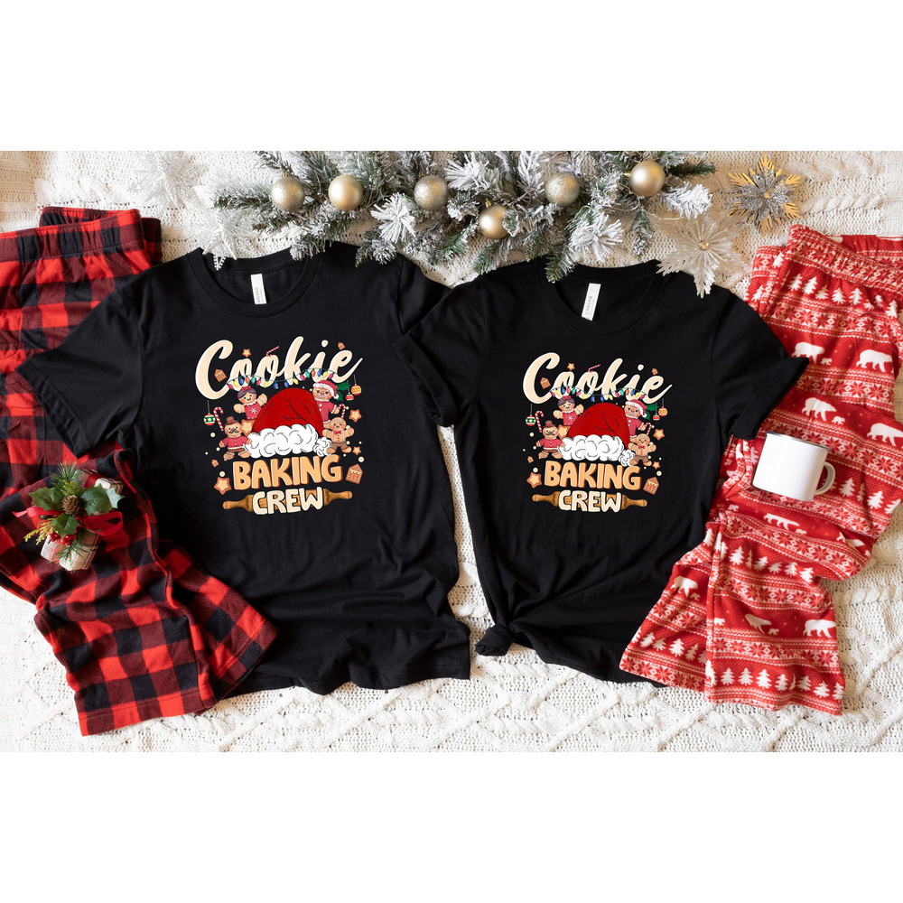 Cookie Baking Crew Shirt, Family Christmas Shirts, Cookie Baking Team, Gingerbread Sweater, Christmas Matching Shirts, Holiday Shirts.jpg