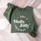 Have A Holly Jolly Christmas Sweatshirt, Santa Holly Jolly Christmas Sweater, Family Christmas Gift, Santa Graphic Christmas Sweater.jpg
