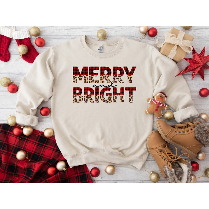 Merry and Bright Sweatshirt, Merry Christmas Sweatshirt, Christmas Sweatshirt, Family Christmas Sweatshirt, Christmas Sweatshirts for Women.jpg