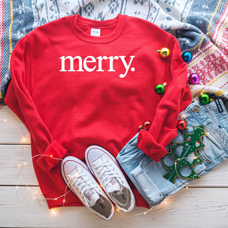 Merry Christmas Sweatshirt, Christmas Gift for Women, Christmas Eve Sweatshirt, Gift for Her, Merry Women Shirt, Christian Christmas Shirt.jpg