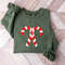 Minimal Style Candy Cane Christmas Sweatshirt,Christmas Womens Outfit,Christmas Matching Sweater,Christmas Gift for Women,Merry Christmas.jpg