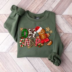 oh snap gingerbread sweatshirt,sparkly christmas crewneck,christmas cookie t-shirt,funny christmas cookie t-shirt,christ