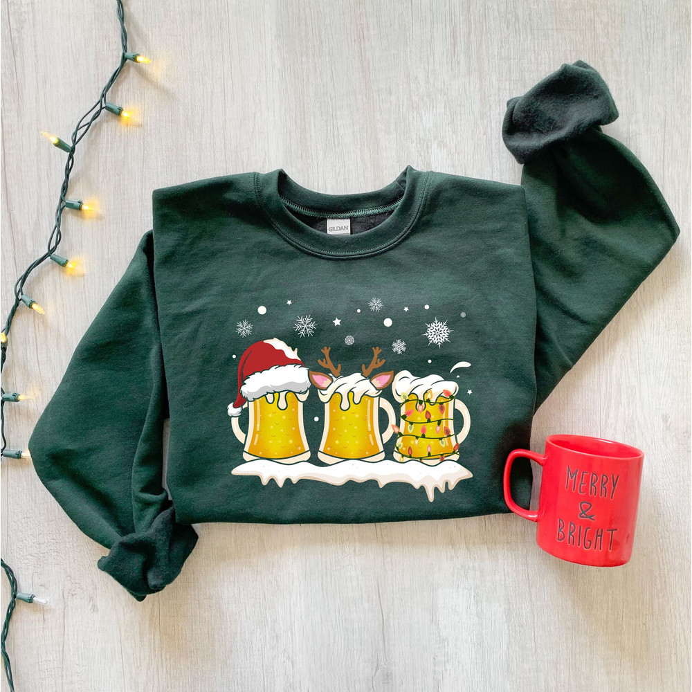 Rainbeer Sweatshirt,Christmas Family Shirt,Christmas Gift,Holiday Gift,Christmas Family Matching Shirt,Beer Christmas Shirt,Reindeer Shirt.jpg