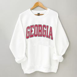 georgia logo vintage shirt, georgia sweatshirt, georgia sweater women, womens georgia sweatshirts, unisex shirt, georgia