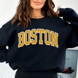 vintage boston hockey sweatshirt bruins hockey crewneck retro style bruins shirt gift for bruins hockey fan boston bruin