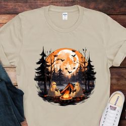 teacher halloween shirt,halloween teacher ghost camp,read more books,ghosts reading shirt,camping halloween sweatshirt,s