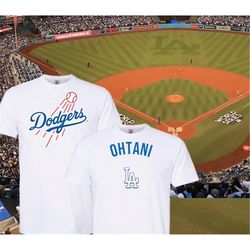 baseball shirt, ohtani dodgers shirt, mlb t-shirt, baseball fan gift, dodgers fan gift, gift for him, baseball shirt, sh