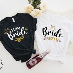 bachelorette party shirts, team bride shirt, bridal wedding party shirt, bach party favors, bach party shirt, gift for b