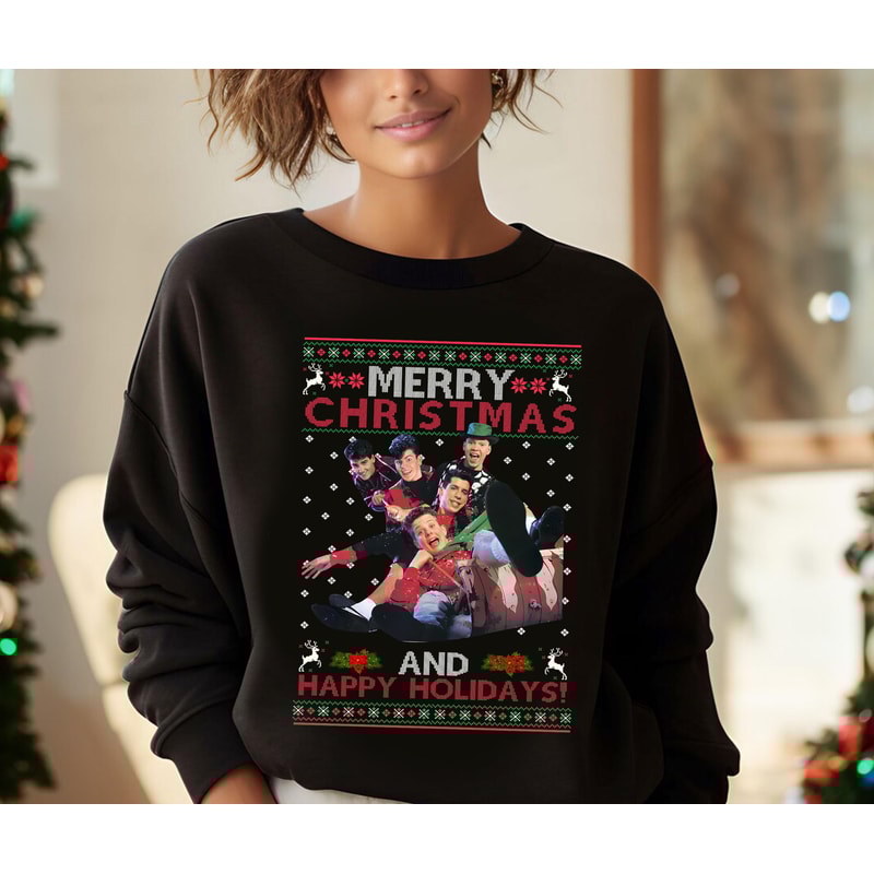New Kid On The Block Christmas Shirt, NKOTB Christmas Shirts, NKOTB Christmas Gifts, NKOTB Vintage Girl Shirt, Ugly Christmas Sweater.jpg