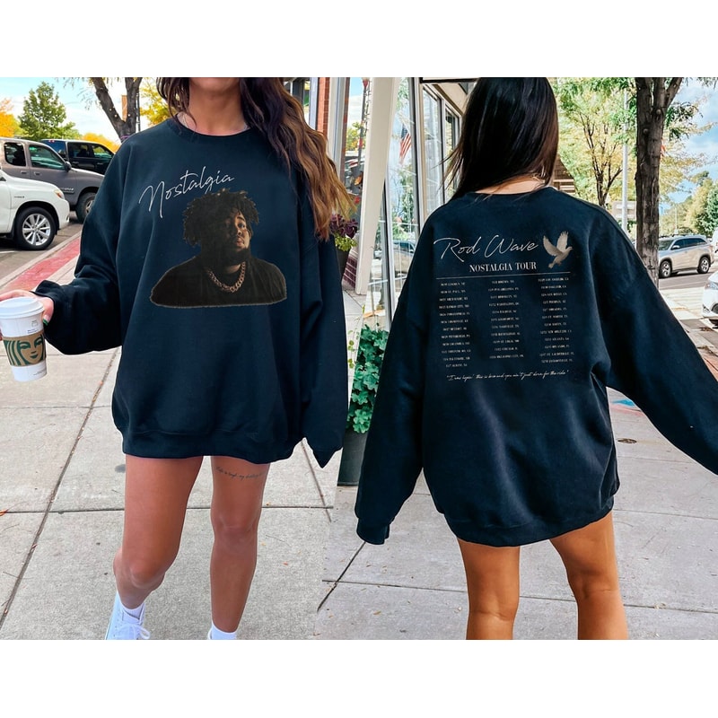 Rod Wave Nostalgia Tour Shirt, Rod Wave Nostalgia Sweatshirt, Rod Wave Graphic Tee, Bootleg Vintage Y2K Shirt, Retro Tour 2023 Concert.jpg