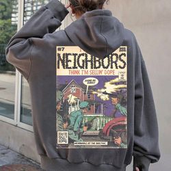 j cole neightbors, hip hop rap t-shirt sweatshirt, j cole, retro j cole tour shirt, clothing j cole shirt gift for men w