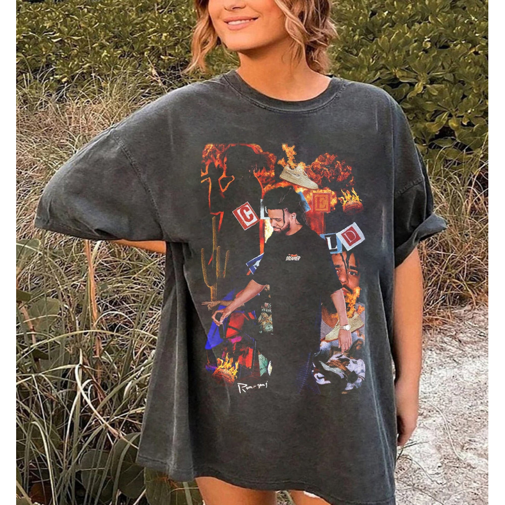 J cole Shirt, 90s J cole Shirt, Graphic Tee, Rock Music clothing J cole Shirt Gift for men women unisex tshirt.jpg