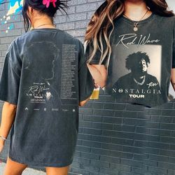 rod tour 2side graphic shirt, nostalgia 2023, 90s rap music shirt 2 sides, bootleg vintage, wave nostalgia 90s rap gift