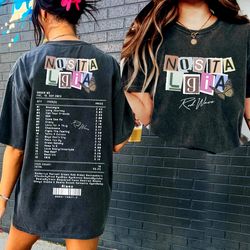 rod tracklist graphic , 90s rap nostalgia tour 2023, music shirt 2 sides, bootleg vintage, wave nostalgia 90s rap gift f