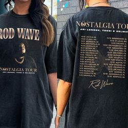 rod tracklist graphic , nostalgia tour 2023, 90s rap music shirt 2 sides, bootleg vintage, wave nostalgia 90s rap gift f