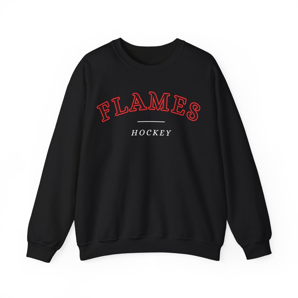 Calgary Flames Comfort+ Premium Crewneck Sweatshirt, vintage, retro, men, women, cozy, comfy.jpg