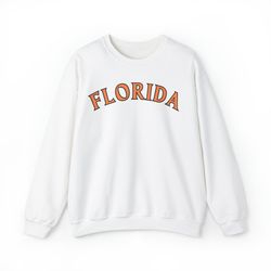 florida comfort premium crewneck sweatshirt, vintage, retro, men, women, cozy, comfy
