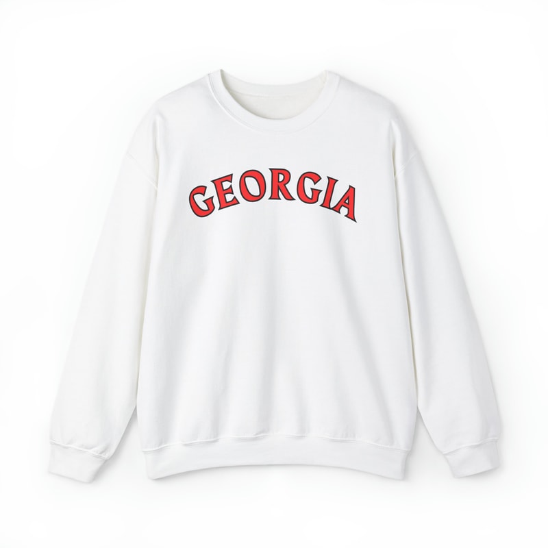 Georgia Comfort+ Premium Crewneck Sweatshirt, vintage, retro, men, women, cozy, comfy.jpg