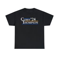 golden state warriors steph curry klay thompson 24 t-shirt