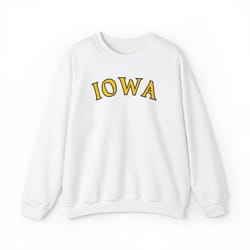 iowa comfort premium crewneck sweatshirt, vintage, retro, men, women, cozy, comfy 1