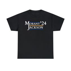 memphis grizzlies ja morant jaren jackson jr 24 t-shirt