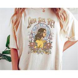 lana del rey vintage shirt comfort colors shirt, music tour 2023 tshirt, lana del rey trendy shirt, retro lana del rey u