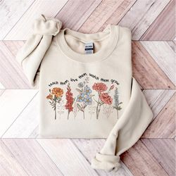 teacher sweatshirt, teach them love them watch them grow,  cute teacher flower shirt, sped teacher gifts, back to school