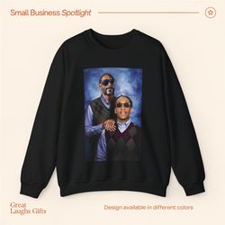 wiz khalifa snoop dogg funny crewneck sweatshirt sweater christmas gift fathers day unisex heavy blend