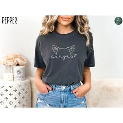 corgi comfort colors shirt | corgi mama shirt | corgi crewneck shirt | corgi mom gift | dog lover gift | corgi lover gif