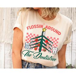 cute dental christmas sweatshirt | dental office holiday t-shirt | dentist office manager matching tee birthday | family