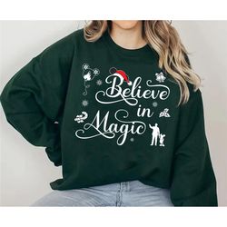 retro disney believe christmas shirt | believe in magic tshirt | mickey merry party tee | christmas family shirt | cute