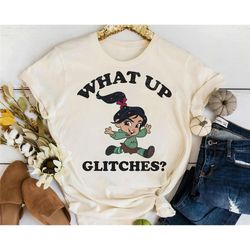 retro disney vanellope shirt | what up glitches t-shirt | funny wreck-it ralph disney tee disney trip | wdw outfits