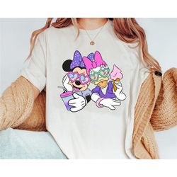 retro minnie and daisy face shirt | disney friends t-shirt | disney tie dye tee disneyland trip | spooky season shirt