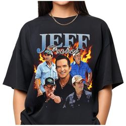 vintage jeff probst shirt, jeff probst presenter homage t-shirt, television presenter tee,tv producer shirt,retro 90's f