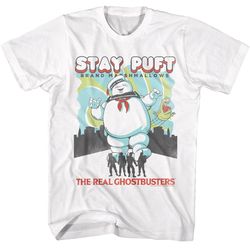 stay puft the real ghostbusters tv shirt