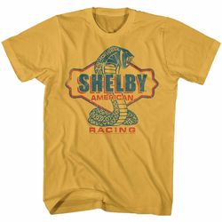 carroll shelby motors shelby old sign style ginger t-shirt