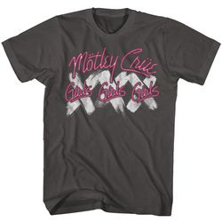 motley crue world tour classic smoke adult t-shirt
