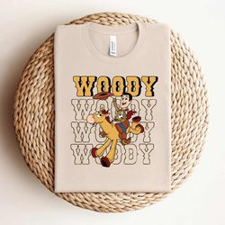 retro toy story cowboy woody shirt