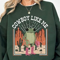 cowboy like me shirt, evermore frog shirt, evermore album shirt, reputation sweatshirt, rep shirt, shirt for fan