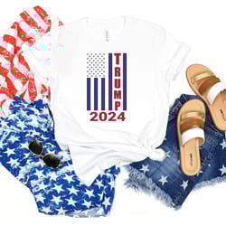 trump 2024 flag shirt, 2024 trump shirt, maga 2024, republican t shirt, voting shirt, trump election tee,maga ladies shi