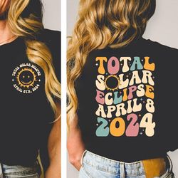total solar eclipse 2024 shirt, april 8th 2024 shirt, eclipse event shirt, celestial shirt, gift for eclipse lover, amer