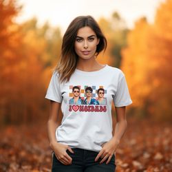 i love hot dads shirt, jonas brothers shirt, jonas brothers tour sweatshirt, jonas retro 90's gift, gift for jonas broth