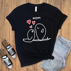 mother daughter tees, mama bird shirt, mothers day gift, gift for mom, gift for grandmother,bird shirt, bird lover gift,