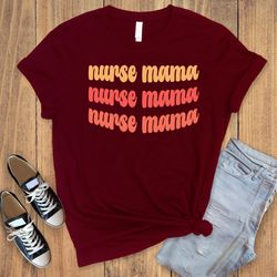 nurse mama ,gift for mama mother,professional mother shirt ,personalized mothers day shirt ,personalized mother gift ,gi