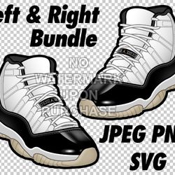 air jordan 11 gratitude in jpeg png svg digital sneaker art