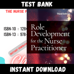 All Chapters Role Development for the Nurse Practitioner 3rd Edition DeNisco Test bank