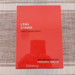 Frederic Malle Leau Dhiver - 100 ml / 3.4 fl.oz Eau de Toilette NEW in sealed box