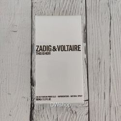 Zadig&Voltaire This is Her! - 100 ml / 3.3 fl.oz Eau de Parfum NEW in sealed box