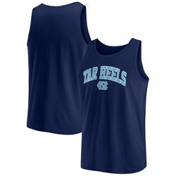 north carolina tar heels fanatics branded block arch tank top - navy