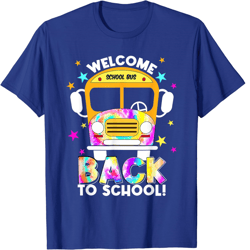 welcome back to school for bus drivers transportation dept t-shirt